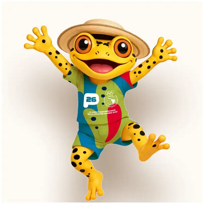 Antón saltando con sombrero